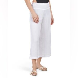 NWT Cotton Gauze Beach Capris